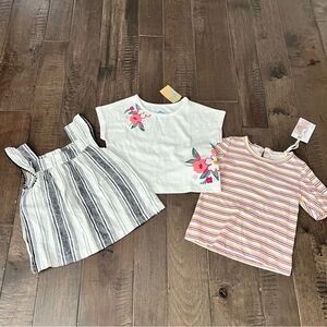 Jessica Simpson Carter’s Toddler Girls Summer Tops Shirts 24M 2T NWT